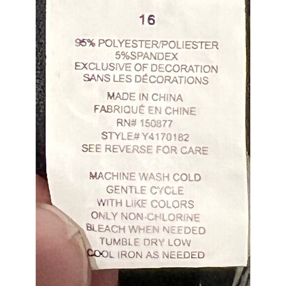 Ava & Yelly Black White Striped Cold-Shoulder Dress Lace Neckline Fit & Flare Si - Picture 14 of 16